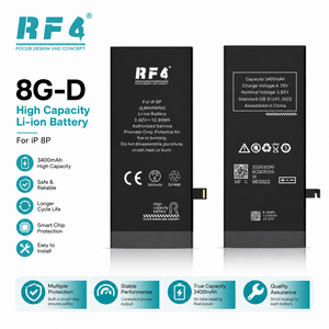 <span class=keywords><strong>Batterie</strong></span> de remplacement pour <span class=keywords><strong>iPhone</strong></span> 8G, haute capacité 3400mAh, zéro cycle, qualité OEM, RF4 - Product Image 1