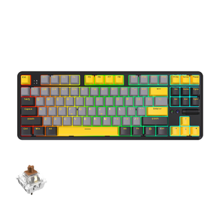 <span class=keywords><strong>Ajazz</strong></span> K870T Pro 87キートライモードキーボードホットスワップ可能ブラウンスイッチRGBバックライトメカニカルゲーミングキーボード - Product Image 1