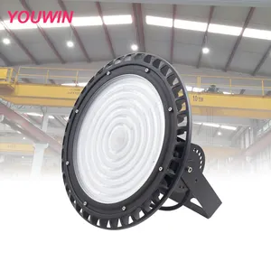 160lm/w Factory Warehouse Lighting Fixture Industrial Commercial Lamp Aluminum Light Ufo High Bay Light Workshop 100w 150w 200w