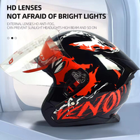 Nouveau casque modulaire ABS DOT ADV pour moto, cyclomoteur, chopper, 3/4, demi-casque, casque ouvert