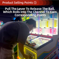 Équipement de jeu d'amusement intérieur, jeu d'arcade à pièces, petite machine de flipper pour enfants