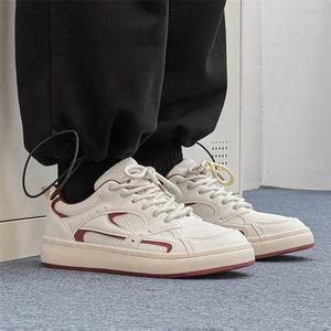 Calzado deportivo de diseño innovador, versátil y casual para hombre, modelo nuevo de primavera 2025, zapatillas blancas transpirables de malla. - Product Image 4