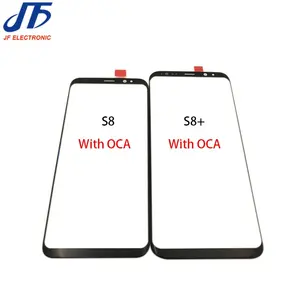 批发前屏外玻璃适用于三星Galaxy S8 + + 触摸玻璃镜头盖G950 G955带OCA