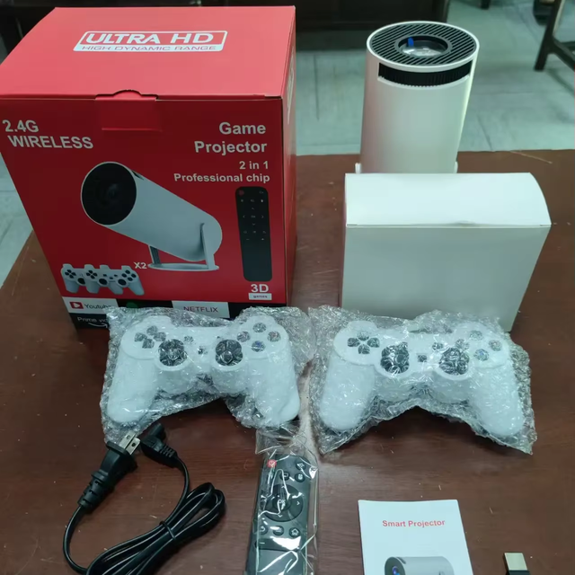 Wholesale Hy300 Game Controller Hd Home Entertainment Android11 Projector 2GB 8GB Mini Smart Projector