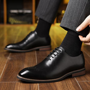 Chaussures habillées en cuir véritable de haute qualité, best-seller, pour les fêtes et les affaires. Chaussures pour hommes de style nouveau, antidérapantes, massantes - Product Image 3