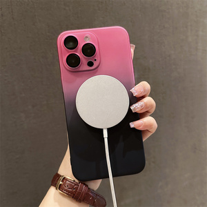 Cho <span class=keywords><strong>iPhone</strong></span> 13 Pro Max Trường Hợp Sang Trọng Gradient Cứng PC Không Dây Sạc Điện Thoại Từ Trường Hợp Đối Với <span class=keywords><strong>iPhone</strong></span> 15 14 12 Pro Max - Product Image 4