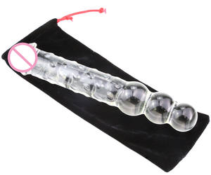 Grand gode en verre pour femmes, jouets de massage en verre de grande taille, gode en verre pour le vagin - Product Image 2