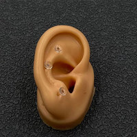 Wholesale Soft Bioplastic Lip Labret Piercing Retainers with O-Rings Plastic Body PiercingJewelry