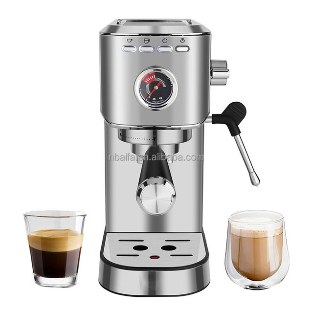 Aifa Wholesale Electric Stainless Steel 20Bar Commercial Automatic Turkish Espresso Coffee Maker Machine for Hotel