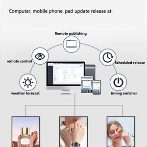 Tốt nhất bán 32/43/50/49/55 inch thông minh LED kiosk dọc LCD quảng cáo hiển thị màn hình cảm ứng phương tiện truyền thông thang máy kỹ thuật số biển - Product Image 5