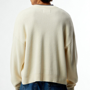 Nhà cung cấp áo len cotton chất lượng cao, thiết kế mới nhất, thêu tùy chỉnh, bán buôn - Product Image 4