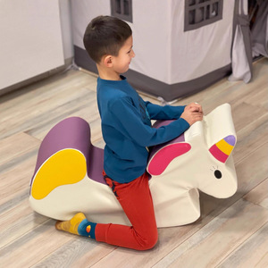 Caballito Balancín Suave de EVA, Taburete Infantil, Equipo de Entrenamiento de Integración Sensorial para Niños de 4 a 6 Años - Product Image 2
