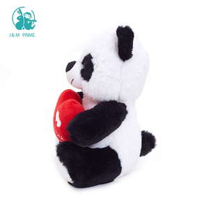 Personalizzato carino ti amo san valentino peluche morbido <span class=keywords><strong>Panda</strong></span> peluche con cuore - Product Image 3