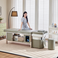 Lavabo Multifuncional Moderno para Salón de Belleza, Mesa de Hidroterapia para Masajes Tailandeses, Silla con Lavabo para Champú, Cama para Lavado de Cabello y Spa Capilar