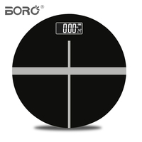 BL-1602 Échelle Intelligente Salle De Bains Ménage Ronde Balance Électronique Coloré Rond Numérique Échelle CE ROHS FCC