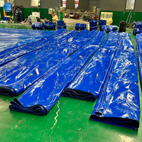 Fournisseur chinois de grandes bâches en PVC, fabrication de bâches en PVC 12x20, tissu enduit imperméable industriel pour utilisation en tente, couvertures extérieures