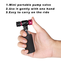 Gonfleur de pompe à vélo portable CO2 Accessoires de vélo en aluminium/alliage écologiques pour le cyclisme
