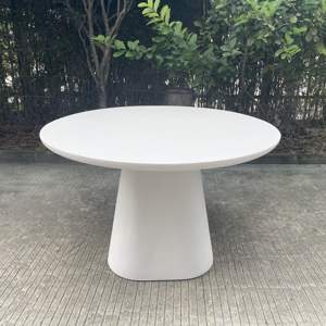 <span class=keywords><strong>Table</strong></span> de salle à manger GRC durable-Résistant au feu, résistant aux fissures, adapté au jardin/terrasse/restaurant, installation facile - Product Image 3