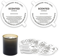 Cubierta de Papel Kraft Biodegradable, Reciclable y Ecológica Personalizada para Velas Aromáticas, Protector de Polvo para Velas