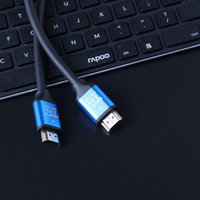 2025 NOUVEAU câble HDMI Premium 4k HD plaqué or 4K approvisionnement d'usine Support plaqué or 3D Kabel Hdmi mâle à mâle HDMI 2.0 Câbles