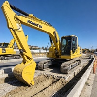 Excavadora de cadenas Komatsu PC120-8 de 12 toneladas, usada, original de Japón, de alta calidad para movimiento de tierras y construcción, con motor y bomba, pocas horas de trabajo.