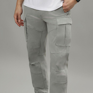 กางเกงคาร์โก้ผ้าแคนวาสเอวสูงทรงตรง ยืดหยุ่น น้ำหนักเบา เหมาะสำหรับไลฟ์สไตล์แอคทีฟและการเคลื่อนไหวที่คล่องตัว - Product Image 5