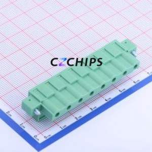 KF2EDGKM-7.5-8P Plug-in Terminal Block P=7.5mm Connector Plug Screw Fixing 1x8P 7.5mm - Product Image 2