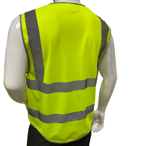 Üretim güvenlik yelek özel logo inşaat cepler yelek yüksek görünürlük ile yansıtıcı güvenlik kıyafeti fermuar - Product Image 5