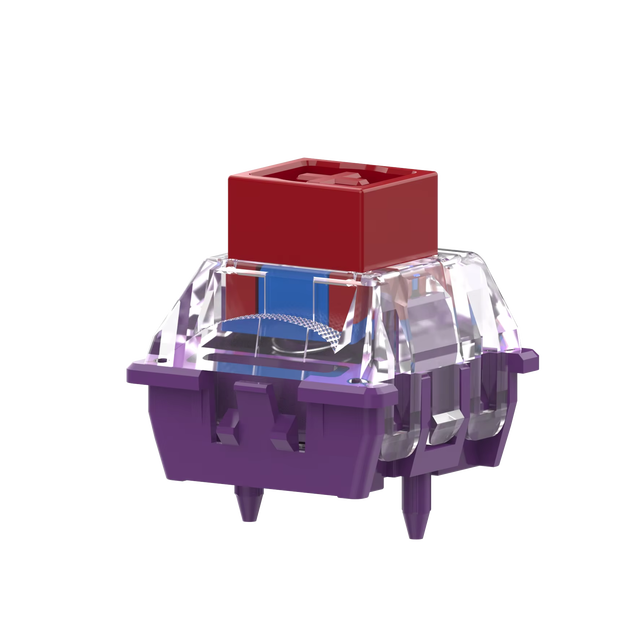 TTC's New Linear RGB Gaming Keyboard Switches Red Purple Magnetic Hall Sensor 3.5mm Travel 100 Million Life Pre-Lube 21mm Spring