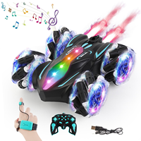 Voiture télécommandée YT 2,4 GHz, jouet pour enfants, voiture de cascadeur radiocommandée, voiture miniature à dérive 360° avec lumière et musique