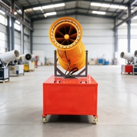 Machine de pulvérisation de brouillard d'eau industrielle de 50 m à vendre avec une opération à haute efficacité pour le refroidissement des usines