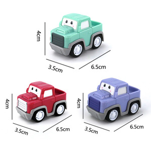 Nouvelles mini voitures de ville bon marché à tirer en arrière, camions, jouets, véhicules, ensemble de modèles de voitures, voitures à friction, voitures en métal moulé sous pression, jeu éducatif - Product Image 4