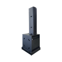 Système audio colonne actif Boutum Audio Pro Q806, 4 enceintes colonne de 8 pouces, caisson de basses de 18 pouces, flight case portable