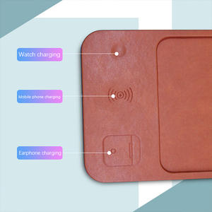 高速15Wワイヤレス充電ストレージボックスバッテリー保護レザー複数デバイス同時に充電ホームオフィス使用 - Product Image 6