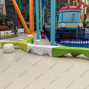 Tabouret moderne en FRP pour l'extérieur et l'intérieur, durable, meubles en fibre de verre pour hôtels, parcs, cours, hôpitaux - Product Image 6