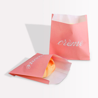 Bolsas de Pastelería Rosas Personalizadas a Precio de Fábrica, Resistentes a la Grasa, para Galletas y Donuts