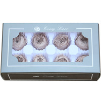 Boîte de Roses éternelles romantiques, 4-5CM, fausses fleurs, pour la saint-valentin, pour un cadeau durable