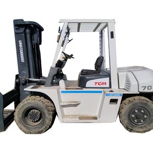 Montacargas Diésel Usados de la Mejor Calidad a Bajo Precio, Montacargas TCM de 7 Toneladas FD70Z8 en Blanco, Fabricados Originalmente en Japón - Product Image 1