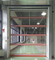 Portes rapides intérieures de qualité supérieure, vente en gros d'usine, portes à enroulement rapide en PVC, portes pliantes rapides