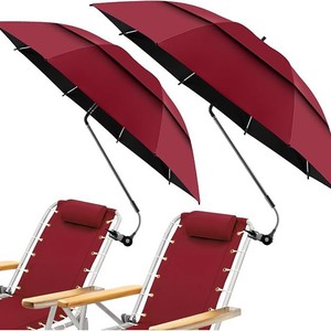 Nouveau pare-soleil extérieur de Protection UV manuelle pour voyage Camping plage avec <span class=keywords><strong>pince</strong></span> de chaise pliante parapluie à <span class=keywords><strong>pince</strong></span> amovible rond - Product Image 5