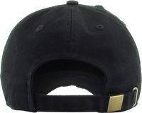 Casquette de baseball unisexe non structurée à 6 panneaux en coton délavé et vieilli, avec patch PVC, réglable, personnalisable avec logo OEM