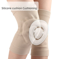 Nouveau amélioré antidérapant danse genouillère mince Silicone genou manchon spécial Jazz pôle danse genou Protection garde