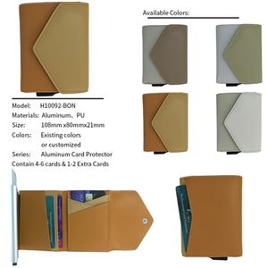 Cartera antirrobo con bloqueo RFID, cartera con cremallera y compartimento para tarjetas, cartera ultrafina para múltiples tarjetas, cartera corta con forro de lino - Product Image 4