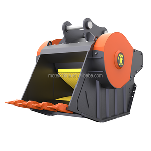 Matériel de construction <span class=keywords><strong>Motek</strong></span> : Broyeur, déchiqueteur et godet de criblage robustes pour excavatrices - Product Image 2