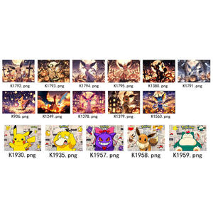 PY Cute 3d Print Figure Poke Mon Card Wholesale Eif Origin 3.0 Poke Mon Toy Live Broadcast Room Kids Gift Collectible Cards - Product Image 5