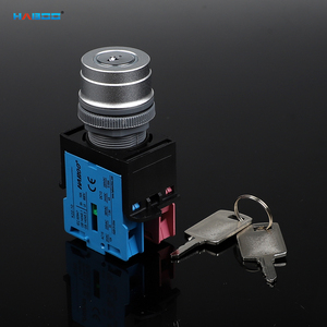HABOO elettrico Keylock 22mm 3 posizioni modo chiave selettore chiave interruttore on off pulsante IP65 pulsante - Product Image 4