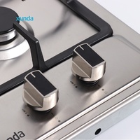 Cuisinière à gaz Xunda à économie d'énergie, 2 brûleurs, plaque de cuisson encastrable, cuisinière portable pour le camping et la cuisine domestique, appareils à gaz