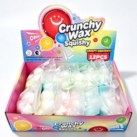 Jouet anti-stress ASMR Squishy à coque croustillante, fait main, en forme de boule, boîte mystère, très populaire sur les réseaux sociaux