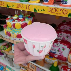 ของเล่นบีบยืดหยุ่นรูปคัพเค้กนมสุดฮิตในไอจี บรรเทาความเครียด สำหรับเด็กและผู้ใหญ่ ช่วยเพิ่มอารมณ์ - Product Image 4