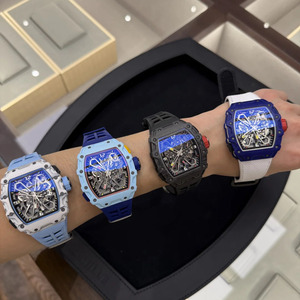 Montre mécanique à remontage automatique de luxe 3503, ultra-fine, en matériau NTPT de haute qualité, avec bracelet en caoutchouc - Product Image 1